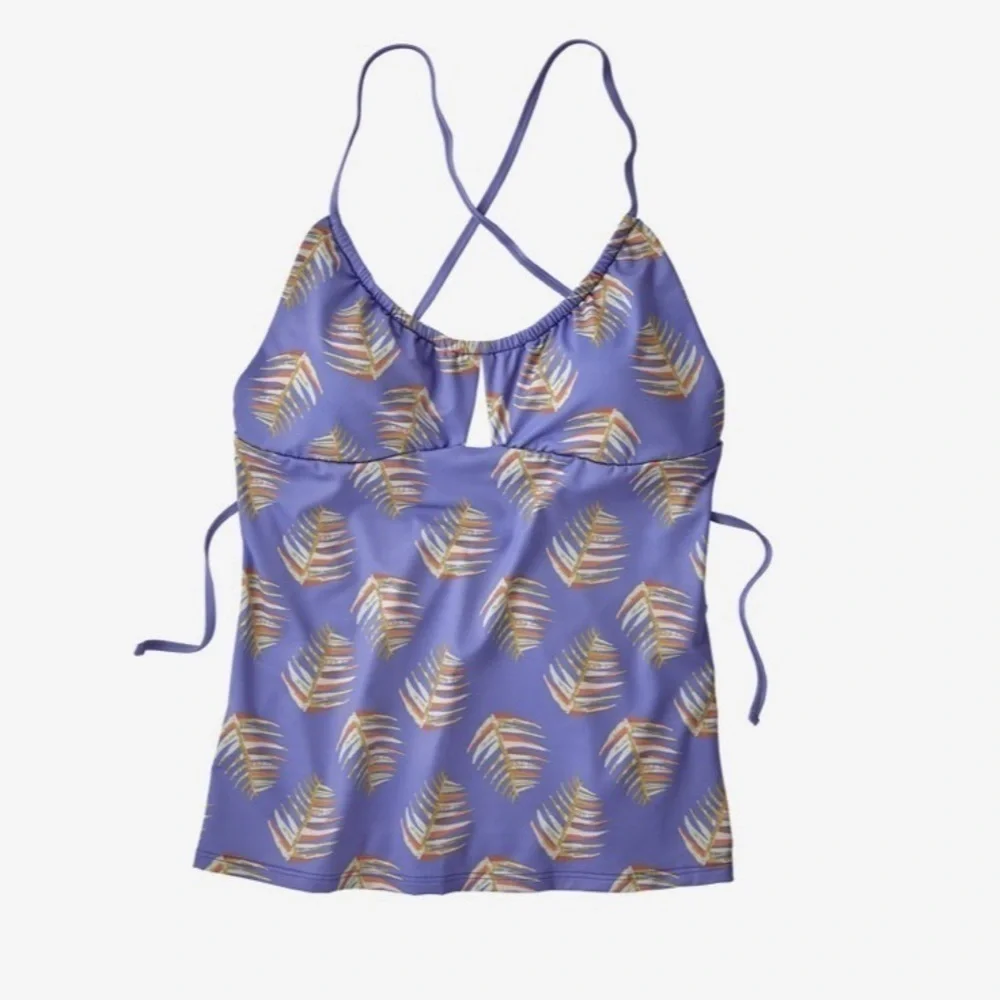 NWT Patagonia Palms of My Heart Tankini Swim Top